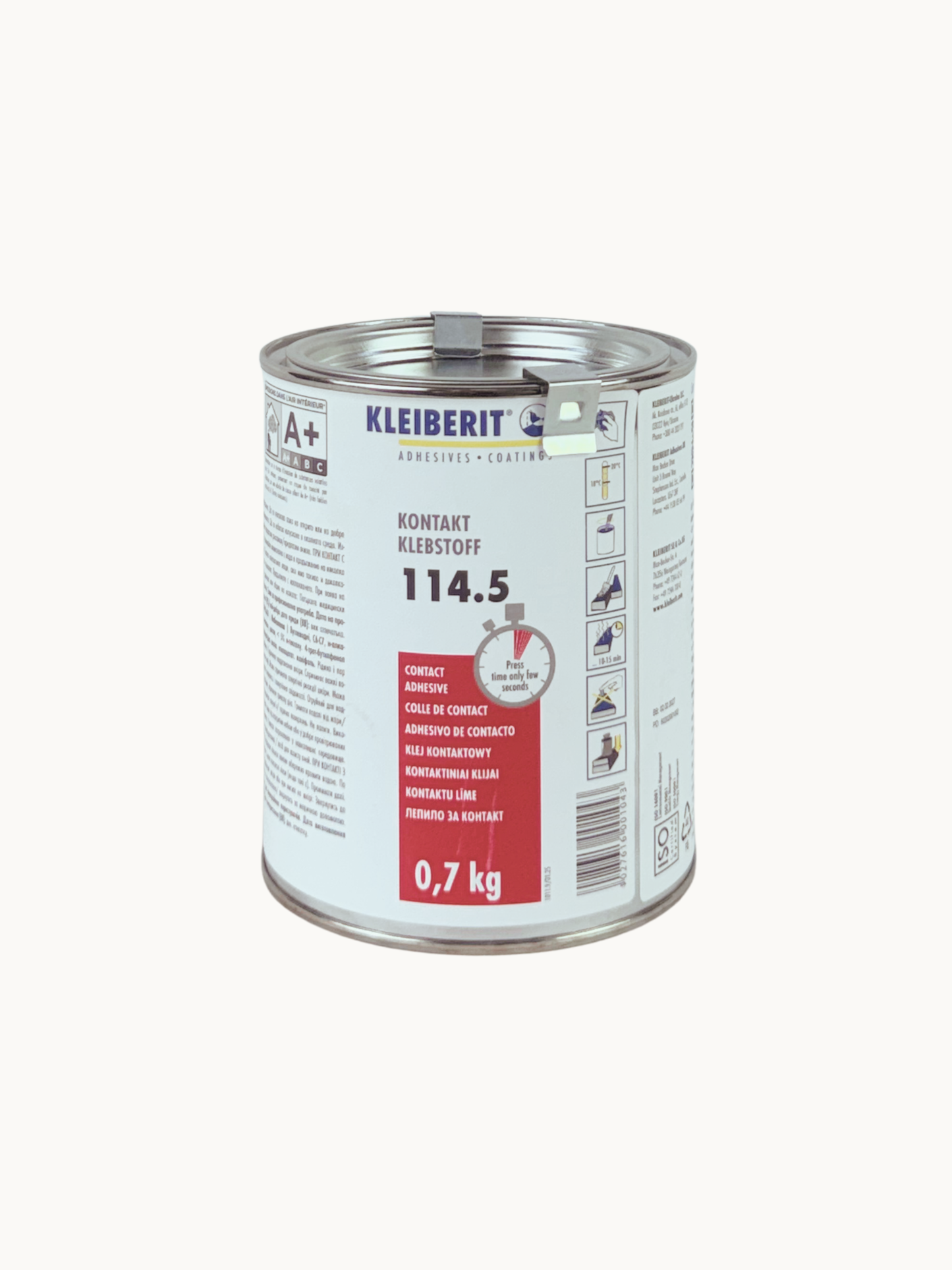 Kleiberit 114.5 – kontaktowy klej polichloroprenowy 0,7 kg