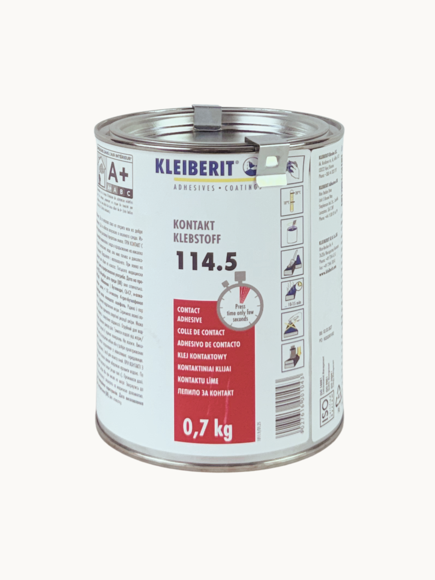 Kleiberit 114.5 – kontaktowy klej polichloroprenowy 0,7 kg